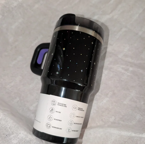 Stanley Halloween 20 oz H2.0 Flowstate Quencher Tumbler Spellcast Black NWT - Picture 2 of 2